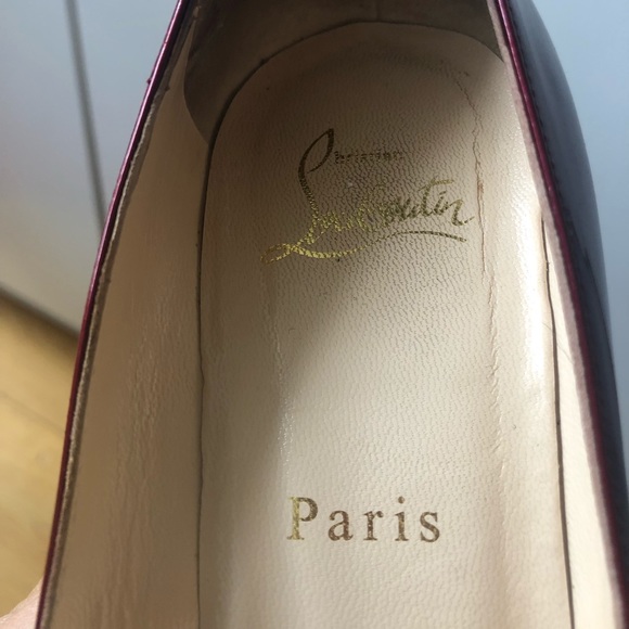 Christian Louboutin Altadama Red Patent Peeptoe - Picture 4 of 11